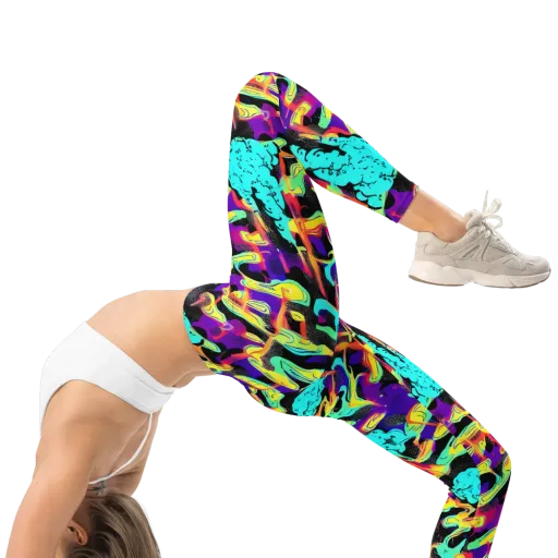 Liquid Firefly on a Leggings