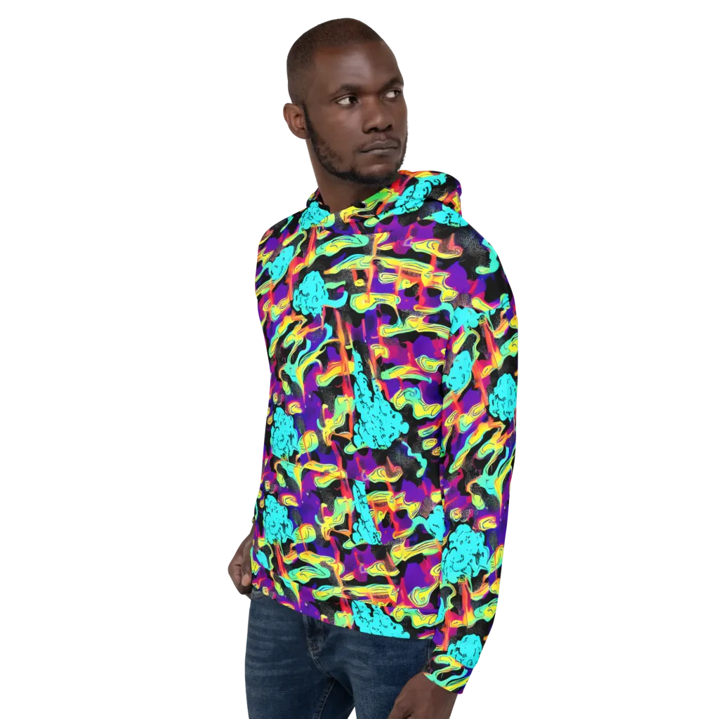 Liquid Firefly on Hoodie — Left