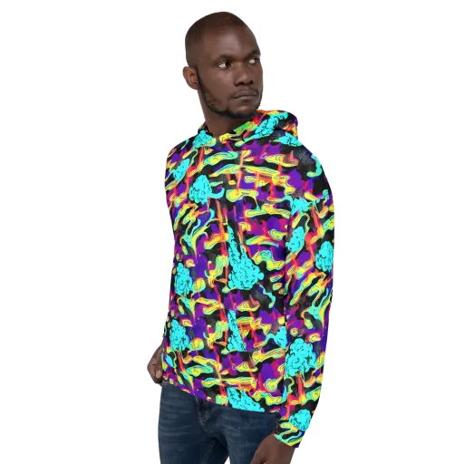 Liquid Firefly on a Hoodie