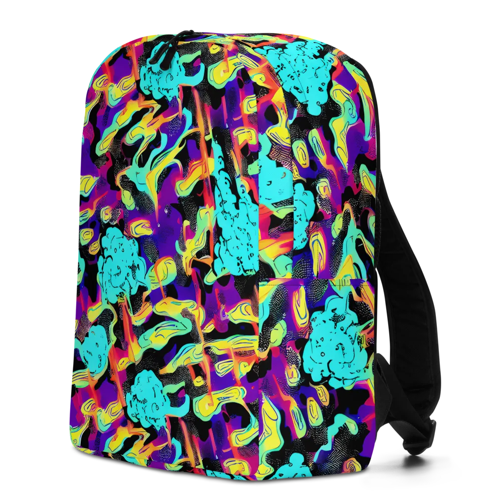 Liquid Firefly on Minimalist Backpack — Left