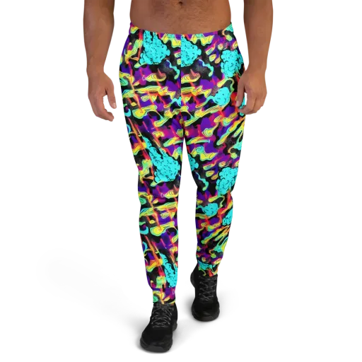 Liquid Firefly on a Men's Joggers