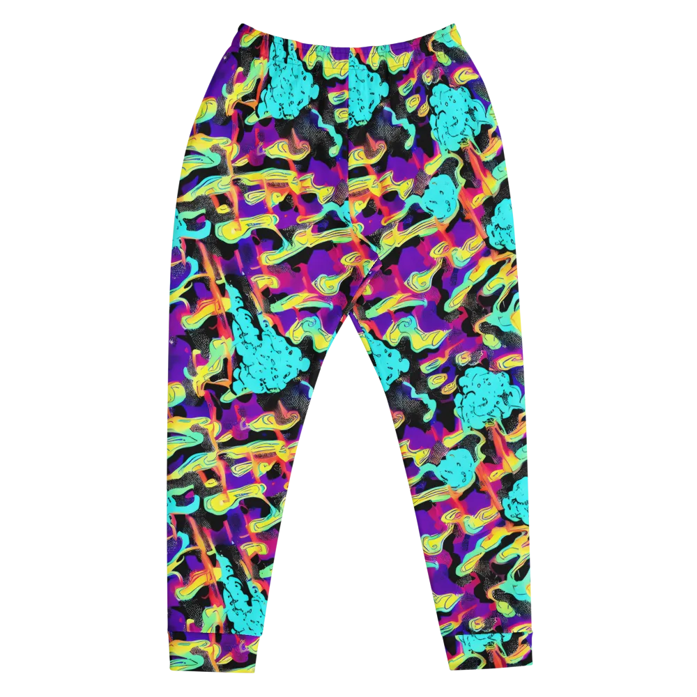 Liquid Firefly on Men's Joggers — Front
