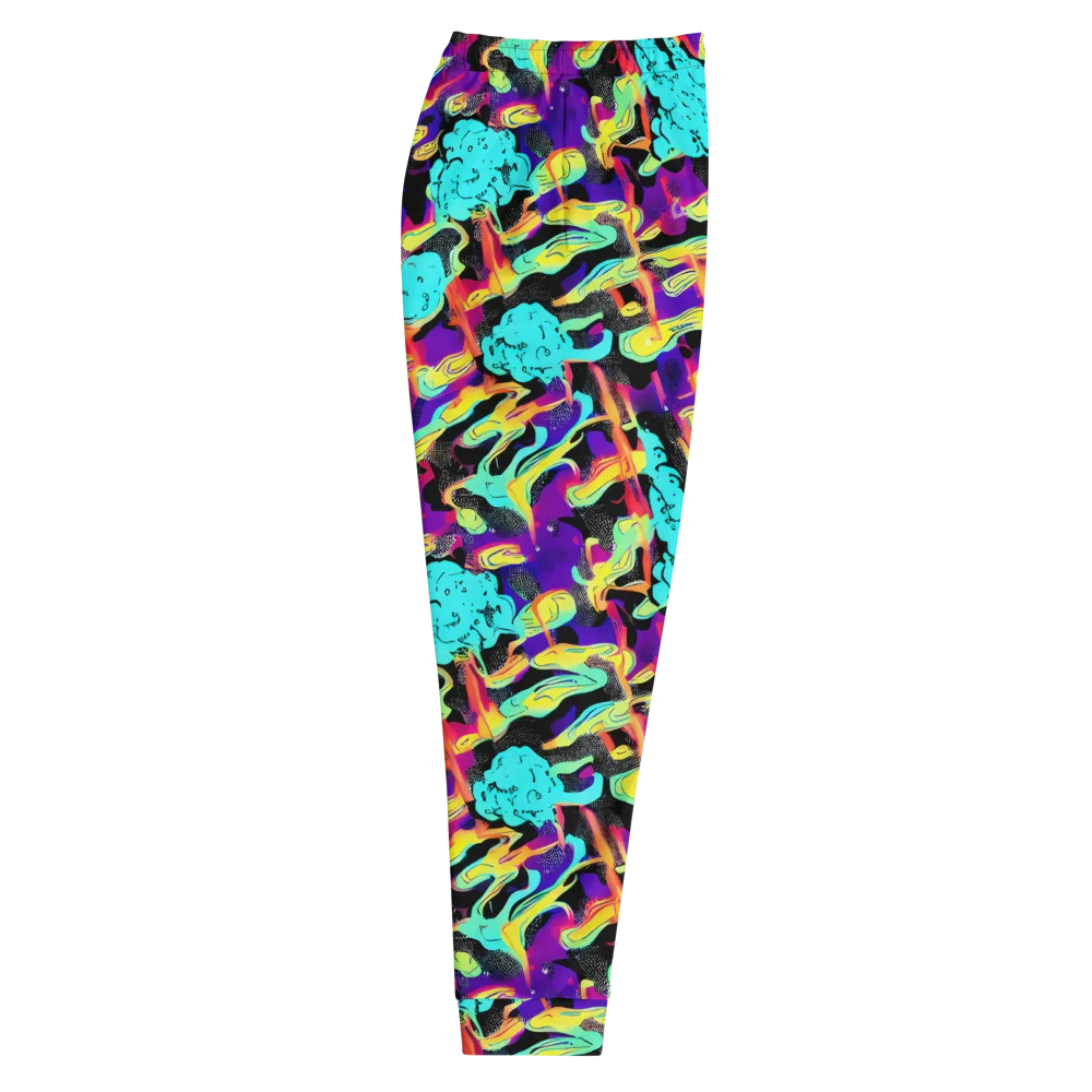 Liquid Firefly on Men's Joggers — Right
