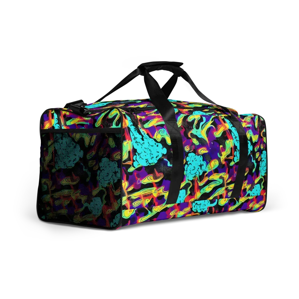 Liquid Firefly on Duffle Bag — Right Front