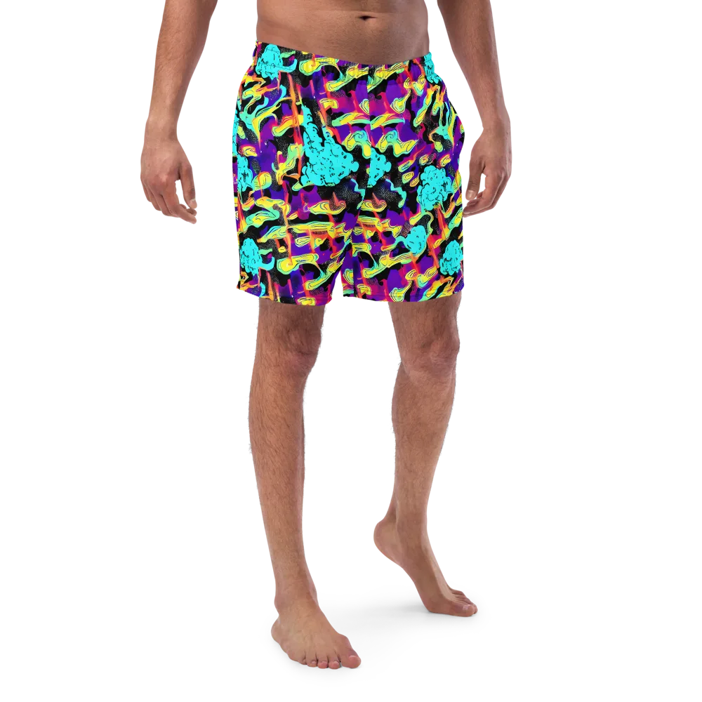 Liquid Firefly on Swim Trunks — Front