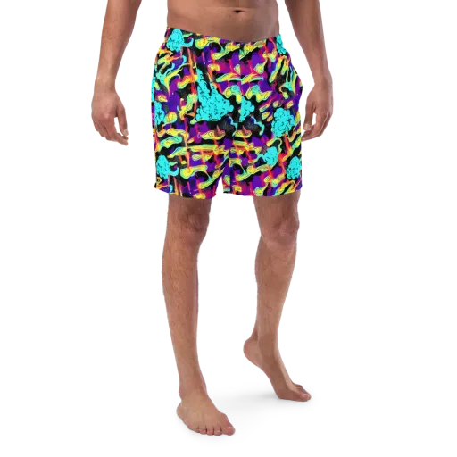 Liquid Firefly on a Swim Trunks