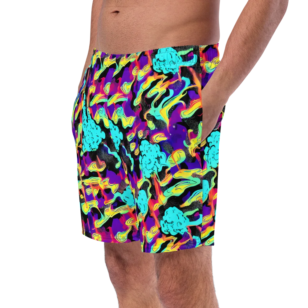 Liquid Firefly on Swim Trunks — Left Front