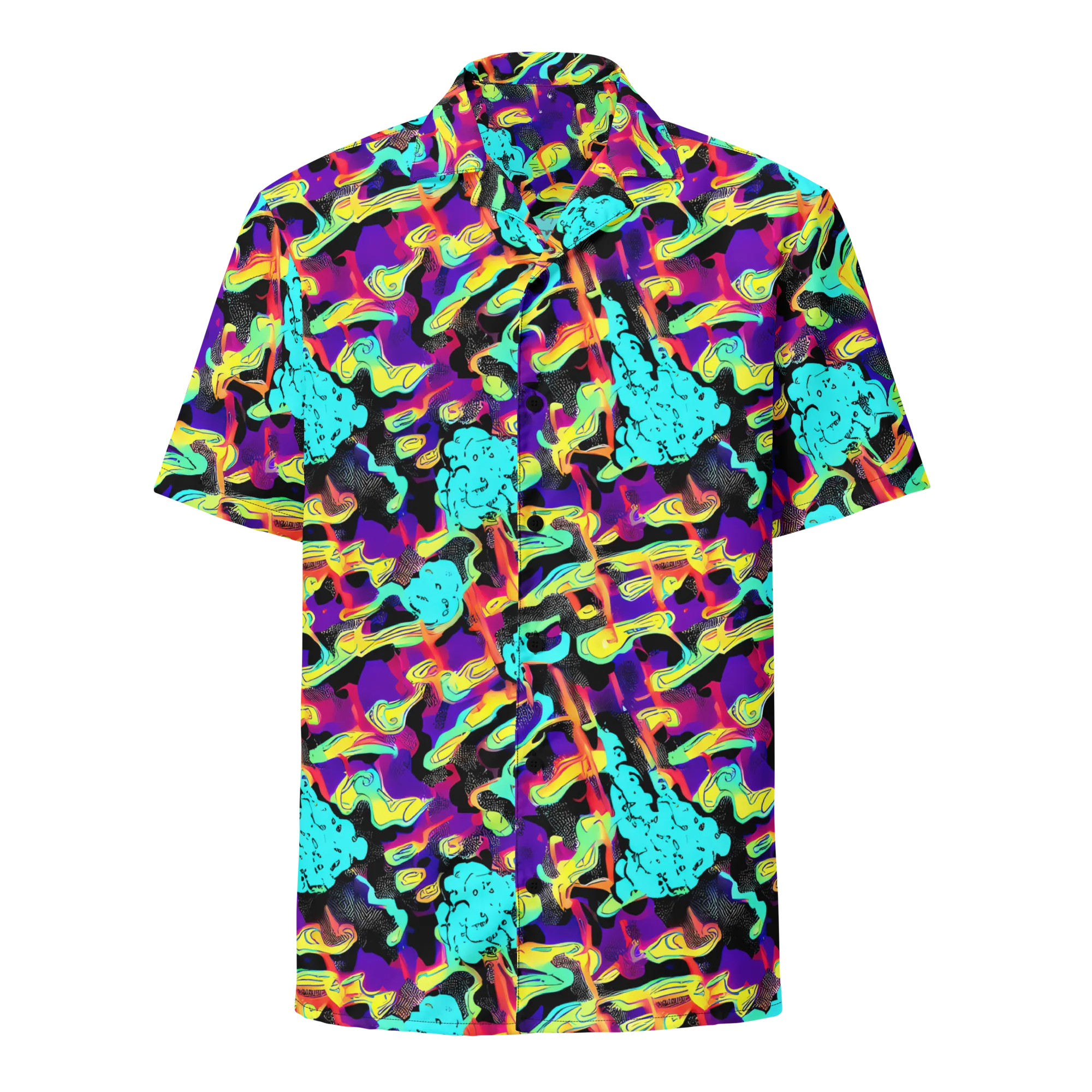 Liquid Firefly on Button Shirt — Front