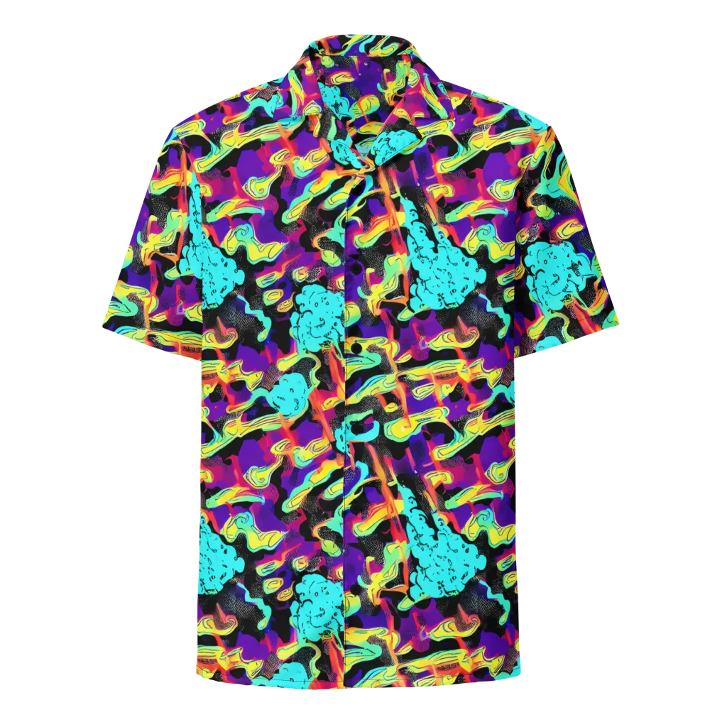 Liquid Firefly on Button Shirt — Front