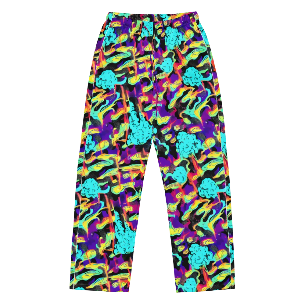 Liquid Firefly on Women's Pajama Pants — Front