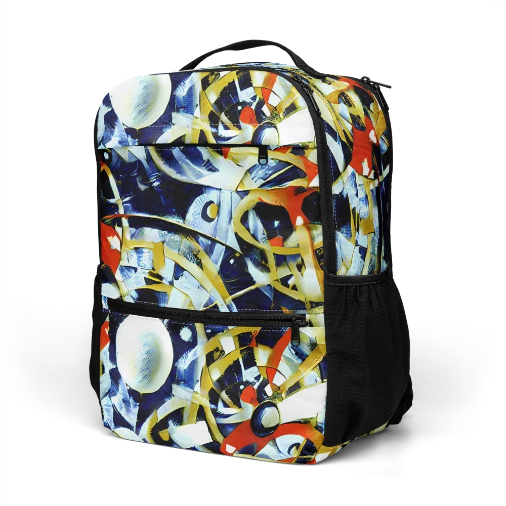 Sapphire Sparks on Utility Backpack — Left Front