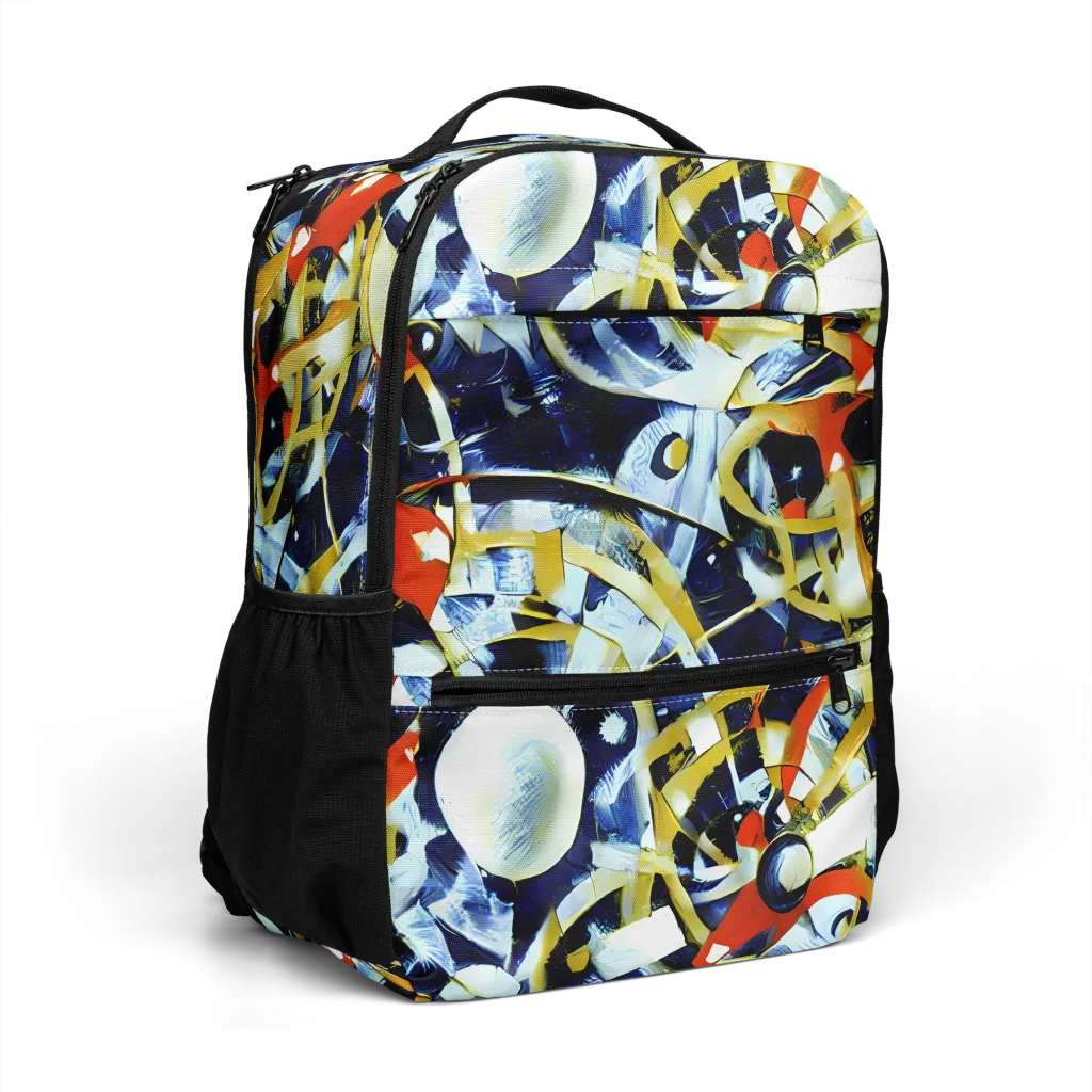 Sapphire Sparks on Utility Backpack — Right Front