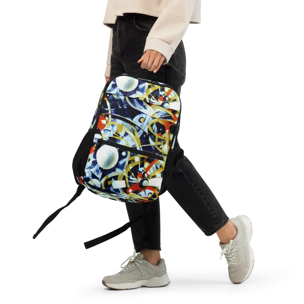 Sapphire Sparks on Utility Backpack — Front