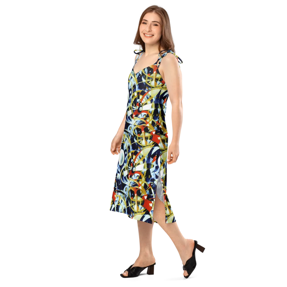 Sapphire Sparks on Slip Dress — Left Front