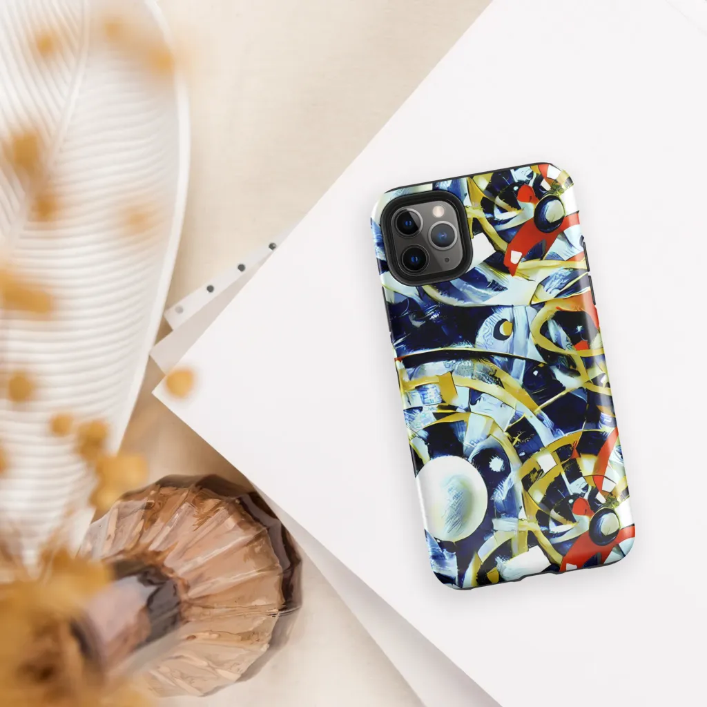 Sapphire Sparks on Tough Case for iPhone® — Front