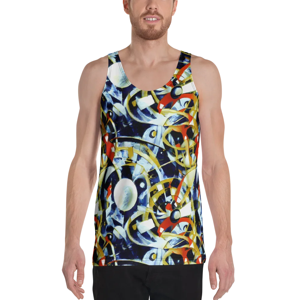Sapphire Sparks on Men's Tank Top — Front