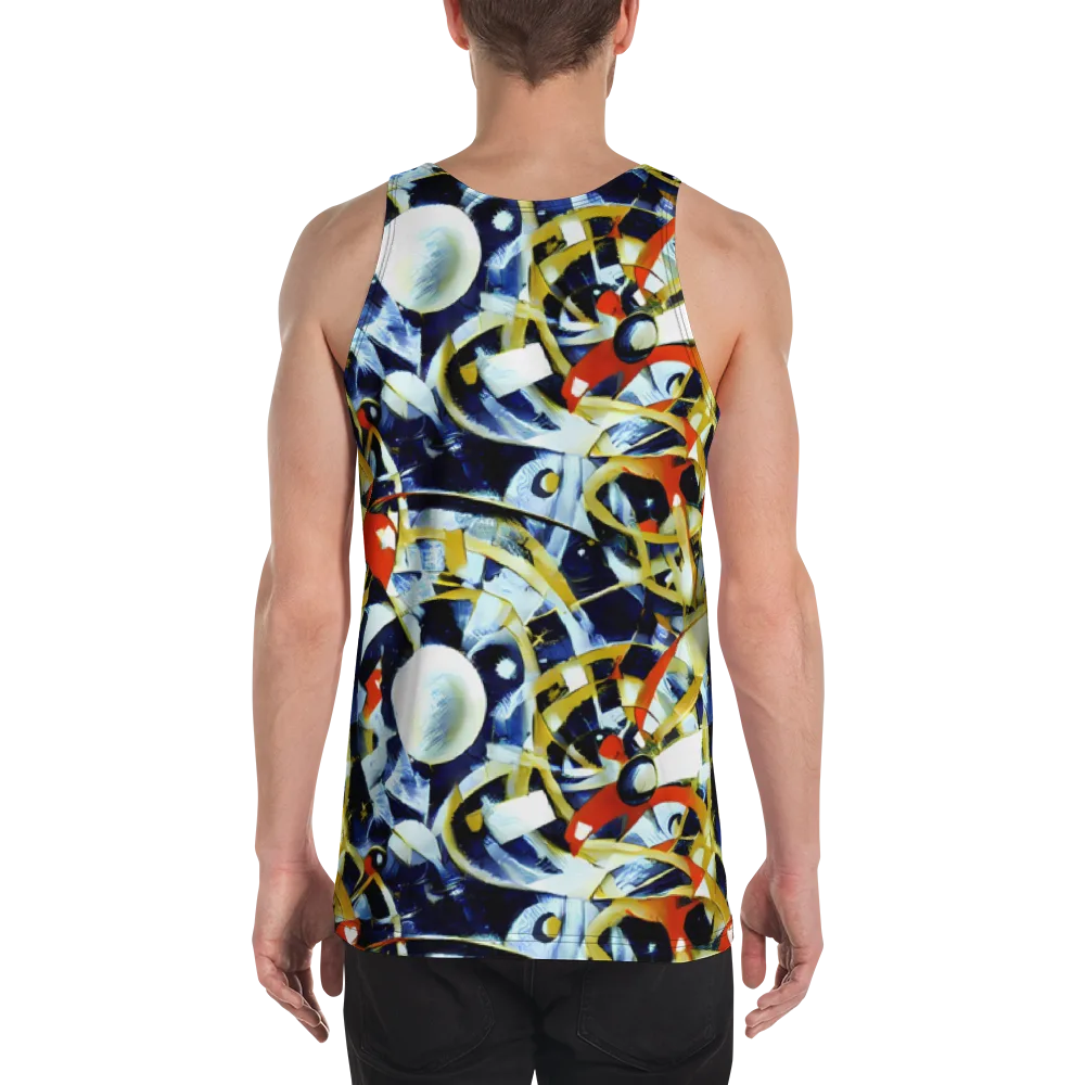 Sapphire Sparks on Men's Tank Top — Back