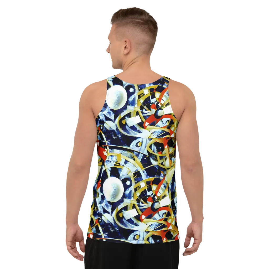 Sapphire Sparks on Men's Tank Top — Back