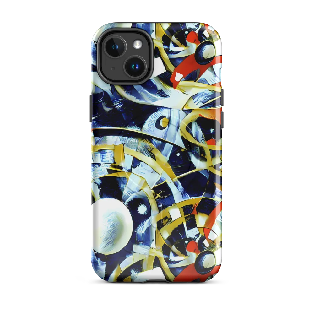 Sapphire Sparks on MagSafe Tough Case for iPhone® — Front