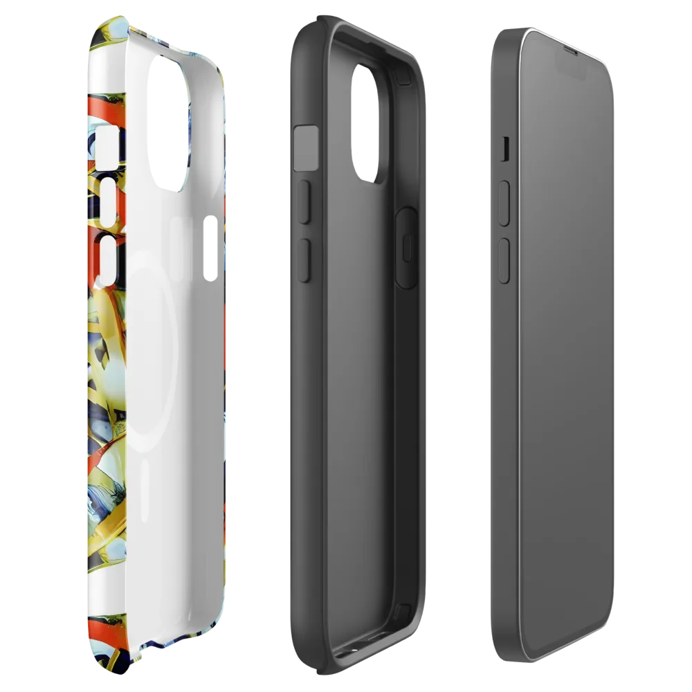 Sapphire Sparks on MagSafe Tough Case for iPhone® — Front