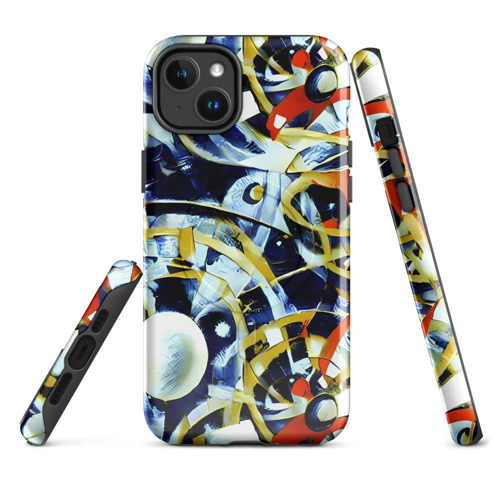 Sapphire Sparks on MagSafe Tough Case for iPhone® — Front