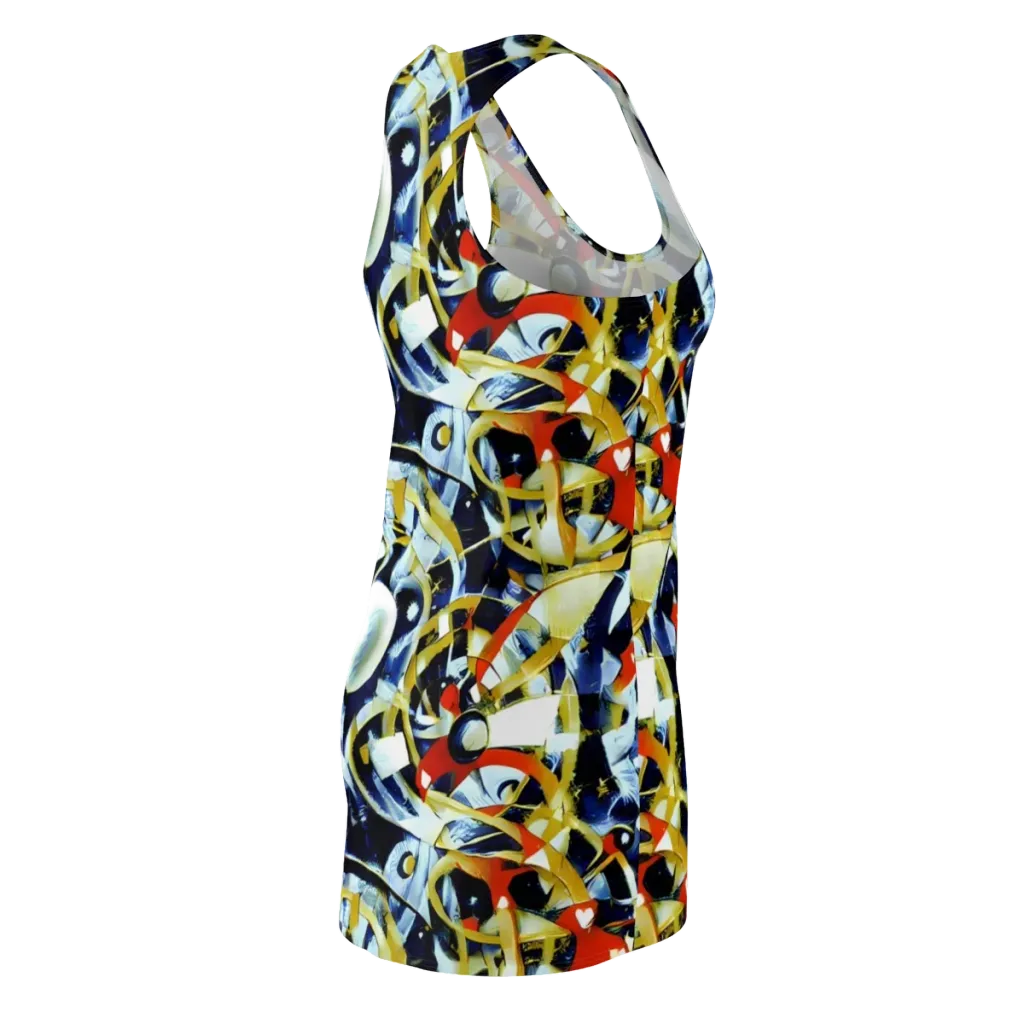 Sapphire Sparks on Racerback Dress — Back Side