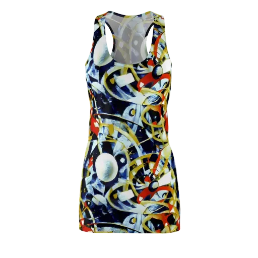 Sapphire Sparks on a Racerback Dress