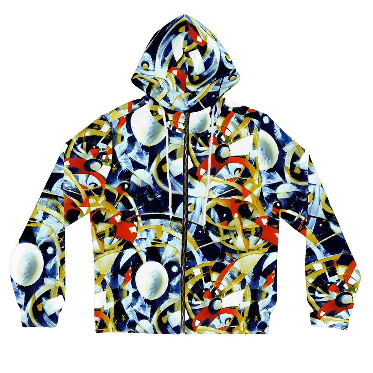 Sapphire Sparks on Women's Full-Zip Hoodie — Front