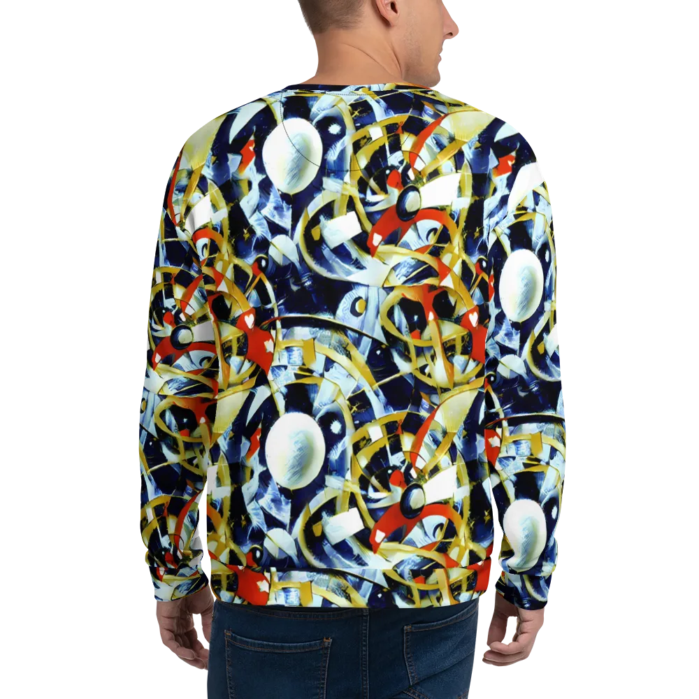 Sapphire Sparks on Sweatshirt — Back