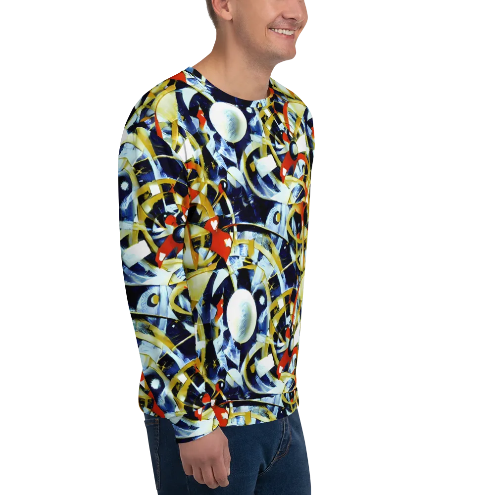 Sapphire Sparks on Sweatshirt — Right Front