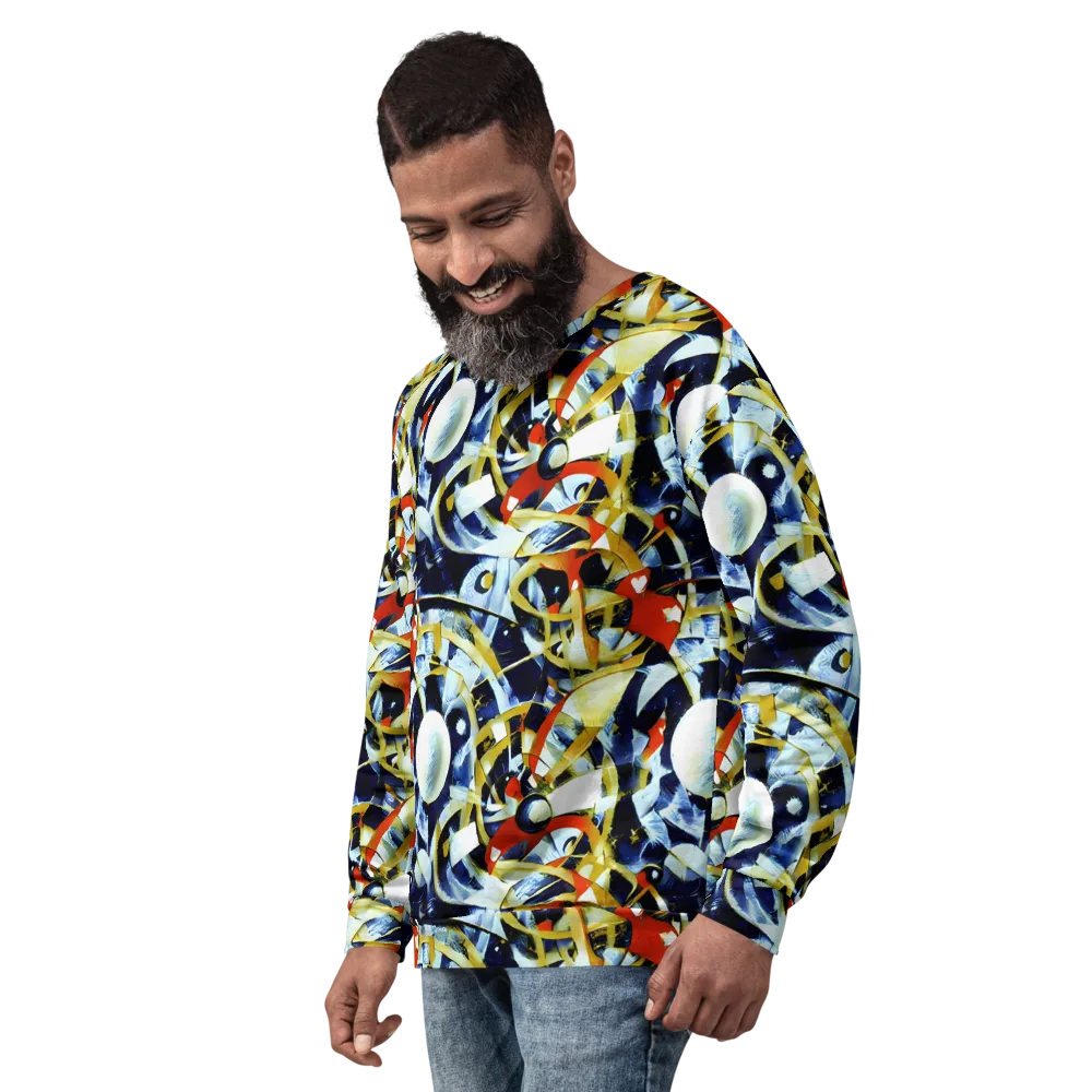 Sapphire Sparks on Sweatshirt — Left Front