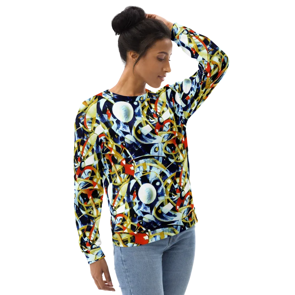 Sapphire Sparks on Sweatshirt — Right Front