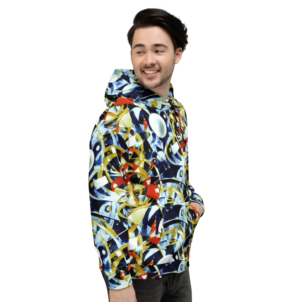 Sapphire Sparks on Hoodie — Right