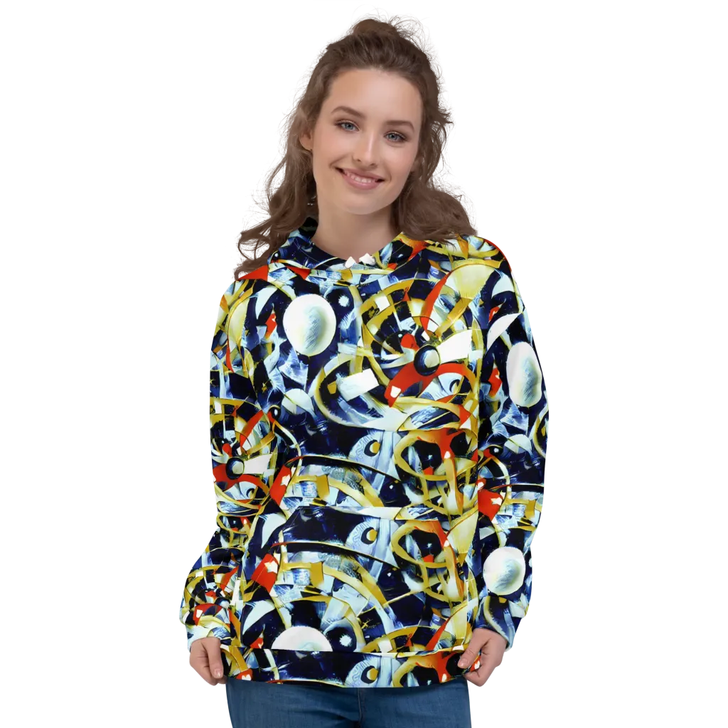 Sapphire Sparks on Hoodie — Front