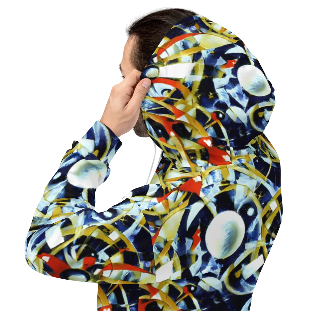 Sapphire Sparks on Hoodie — Back