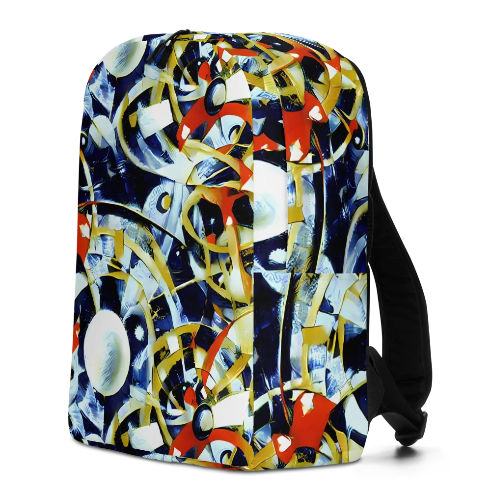 Sapphire Sparks on Minimalist Backpack — Left