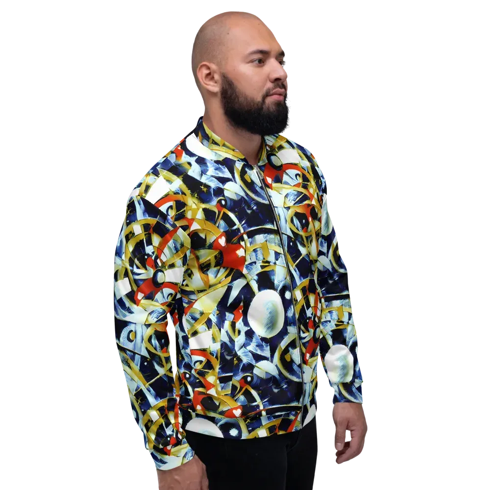 Sapphire Sparks on Bomber Jacket — Right