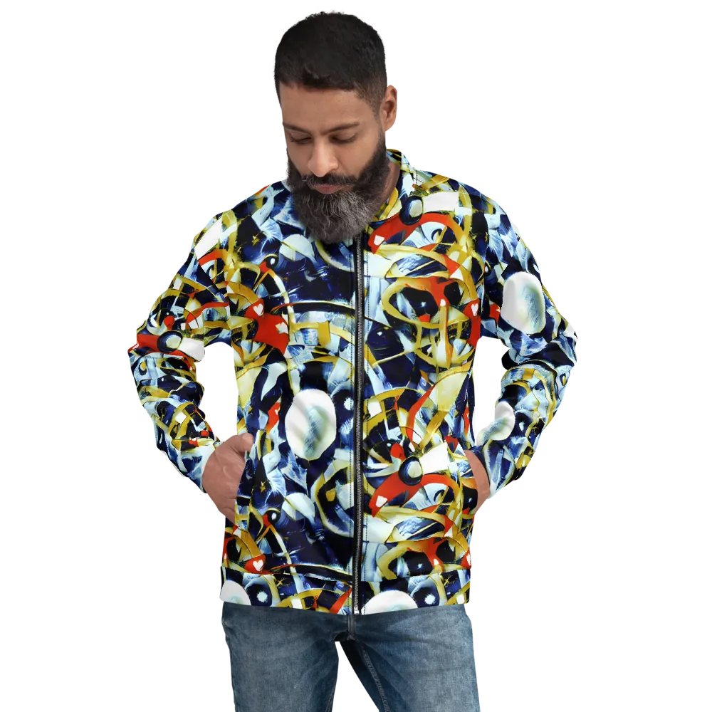 Sapphire Sparks on Bomber Jacket — Front
