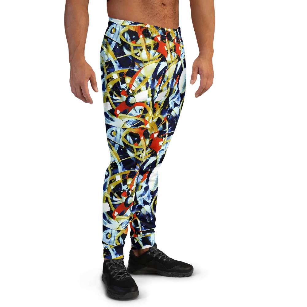 Sapphire Sparks on Men's Joggers — Right