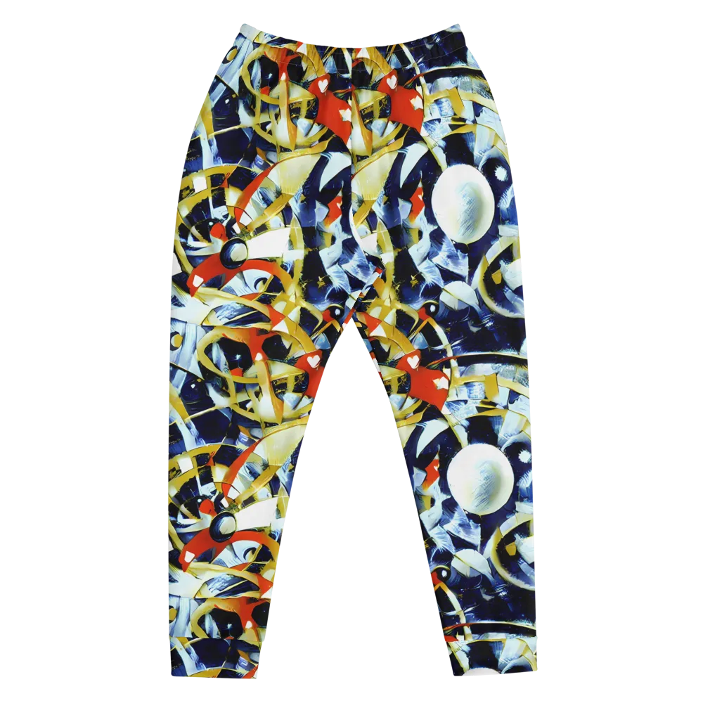 Sapphire Sparks on Men's Joggers — Front