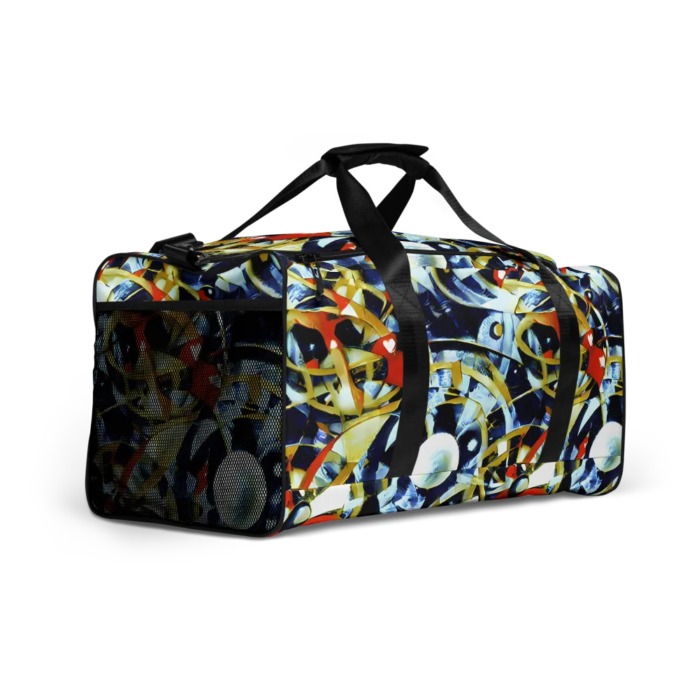 Sapphire Sparks on Duffle Bag — Right Front