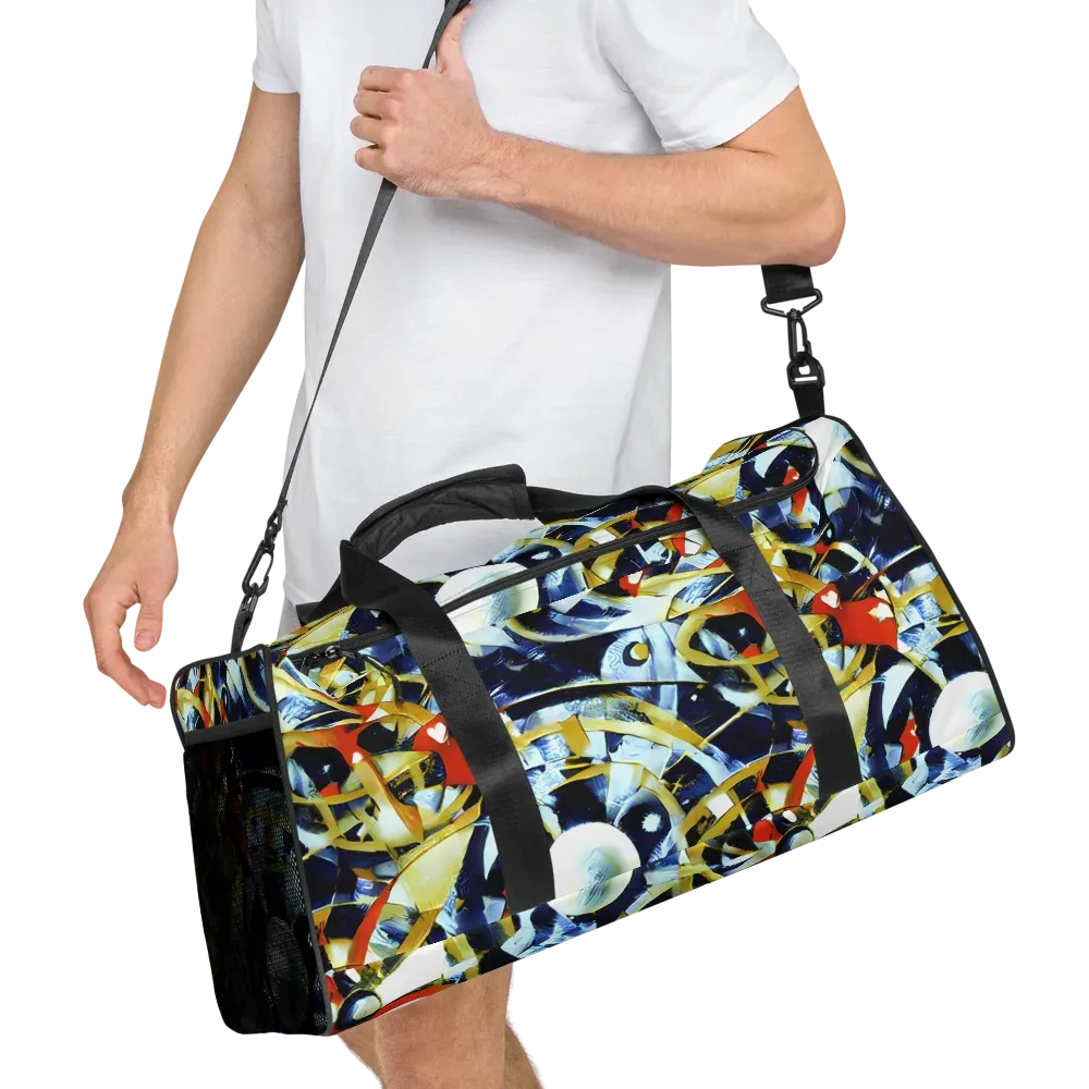 Sapphire Sparks on Duffle Bag — Right Front
