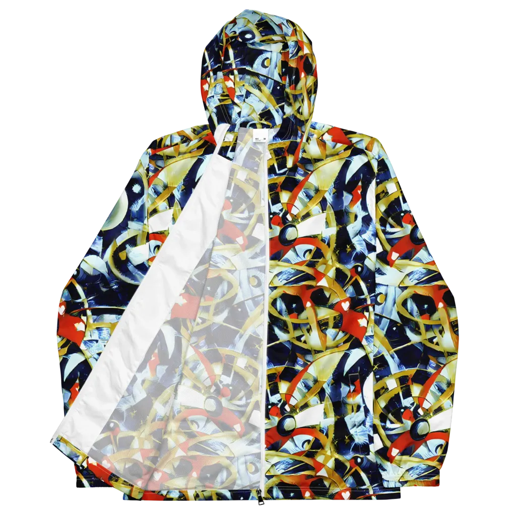 Sapphire Sparks on Men's Windbreaker — Front
