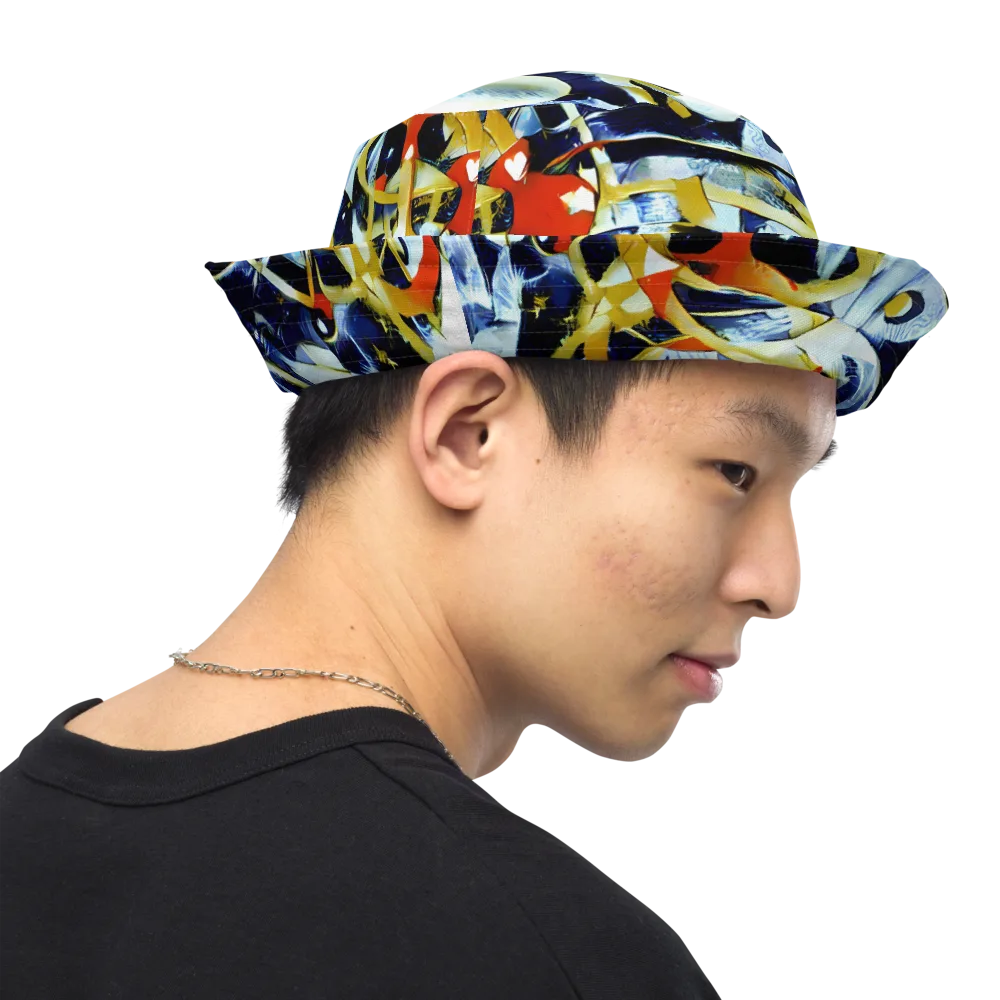 Sapphire Sparks on Reversible Bucket Hat — Right Outside