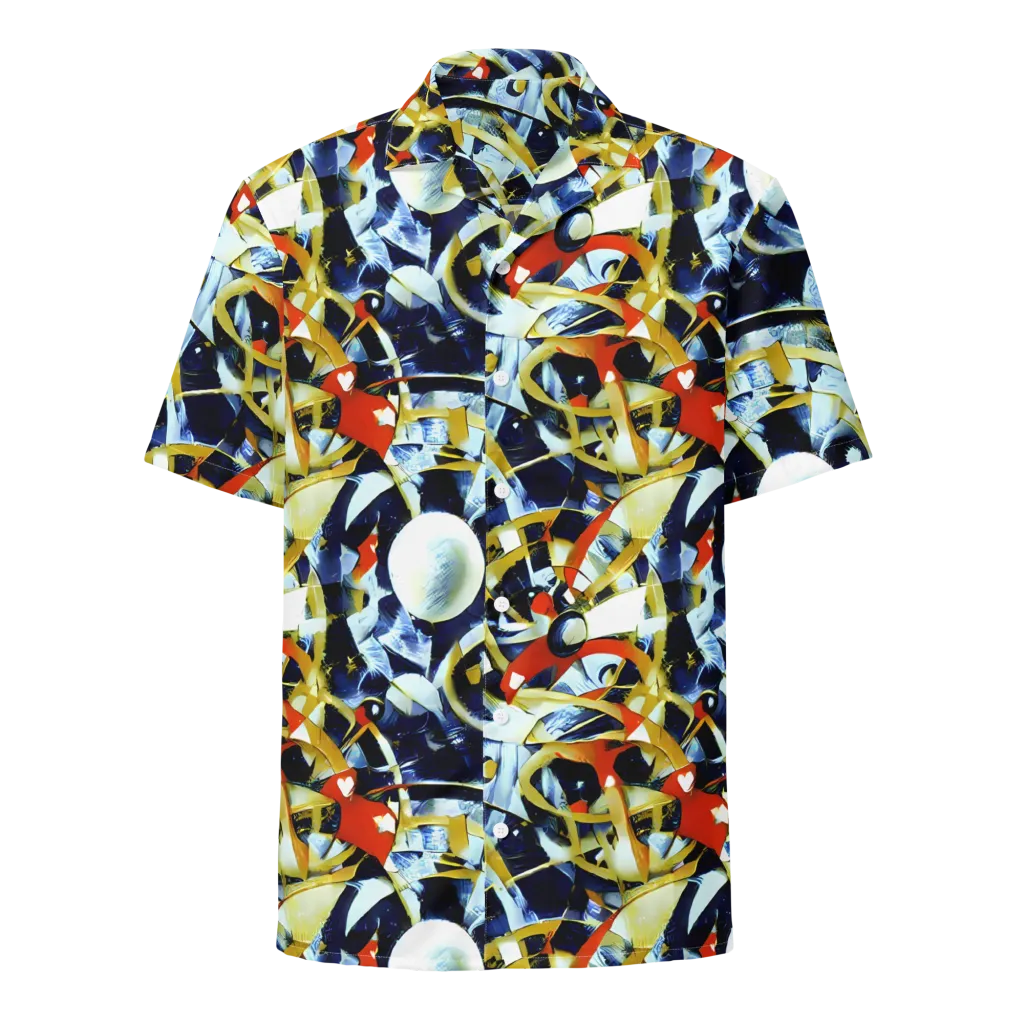 Sapphire Sparks on Button Shirt — Front