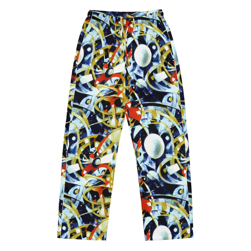 Sapphire Sparks on Women's Pajama Pants — Front