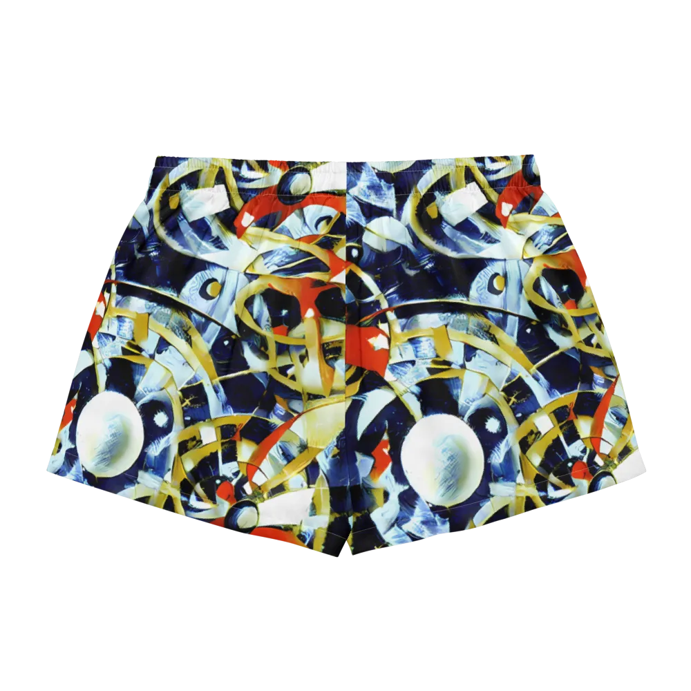 Sapphire Sparks on Women's Pajama Shorts — Back