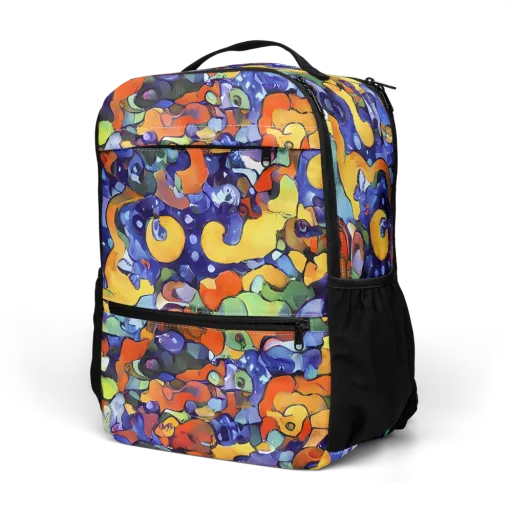 Tangerine Tangle on a Utility Backpack