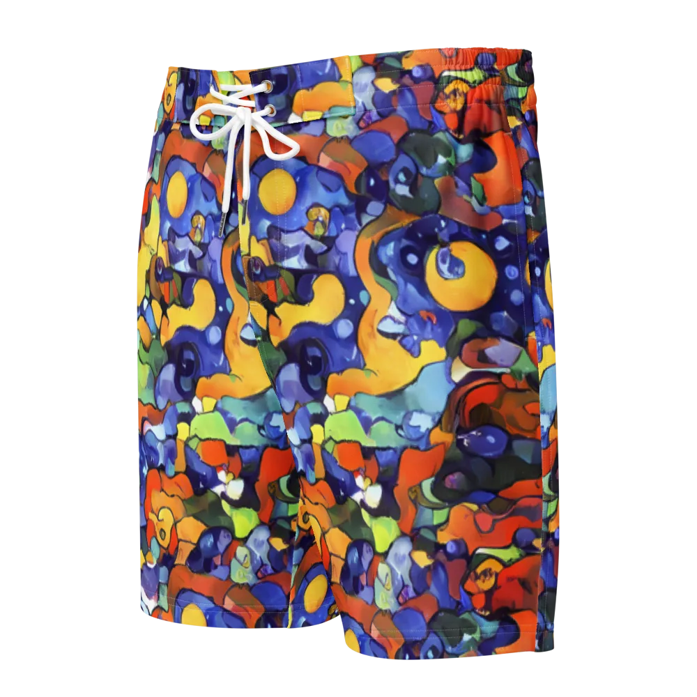 Tangerine Tangle on Men's Board Shorts — Front