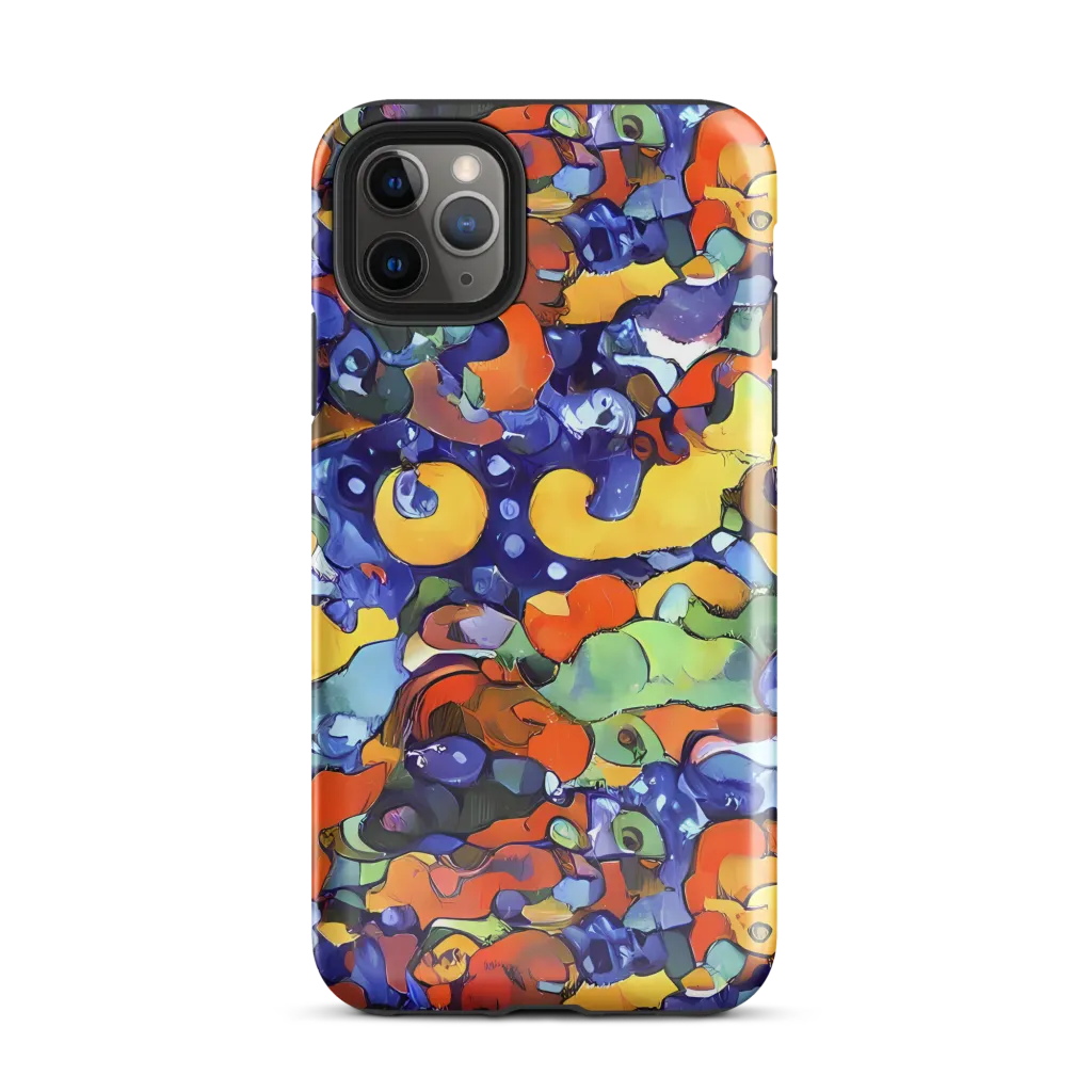 Tangerine Tangle on Tough Case for iPhone® — Front